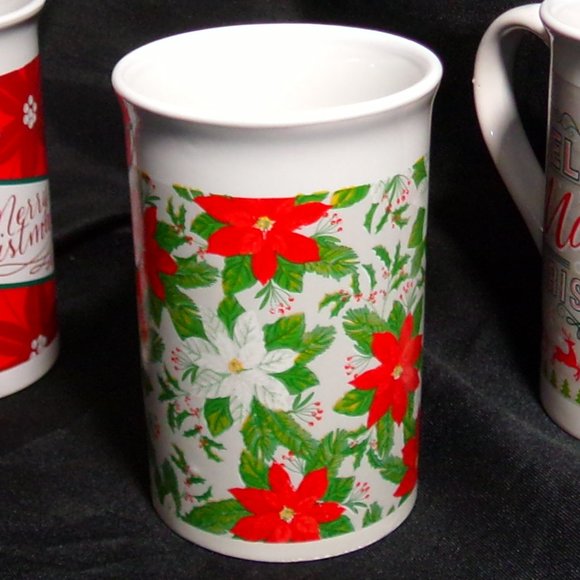 Royal Norfolk Set Of 3 Holiday/Christmas Mugs. Excellent Condition! - Picture 7 of 8